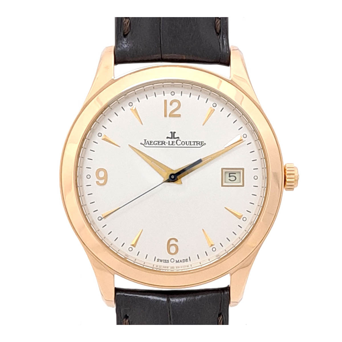 Jaeger-LeCoultre Watch Q1542520 Pink Gold Leather Automatic