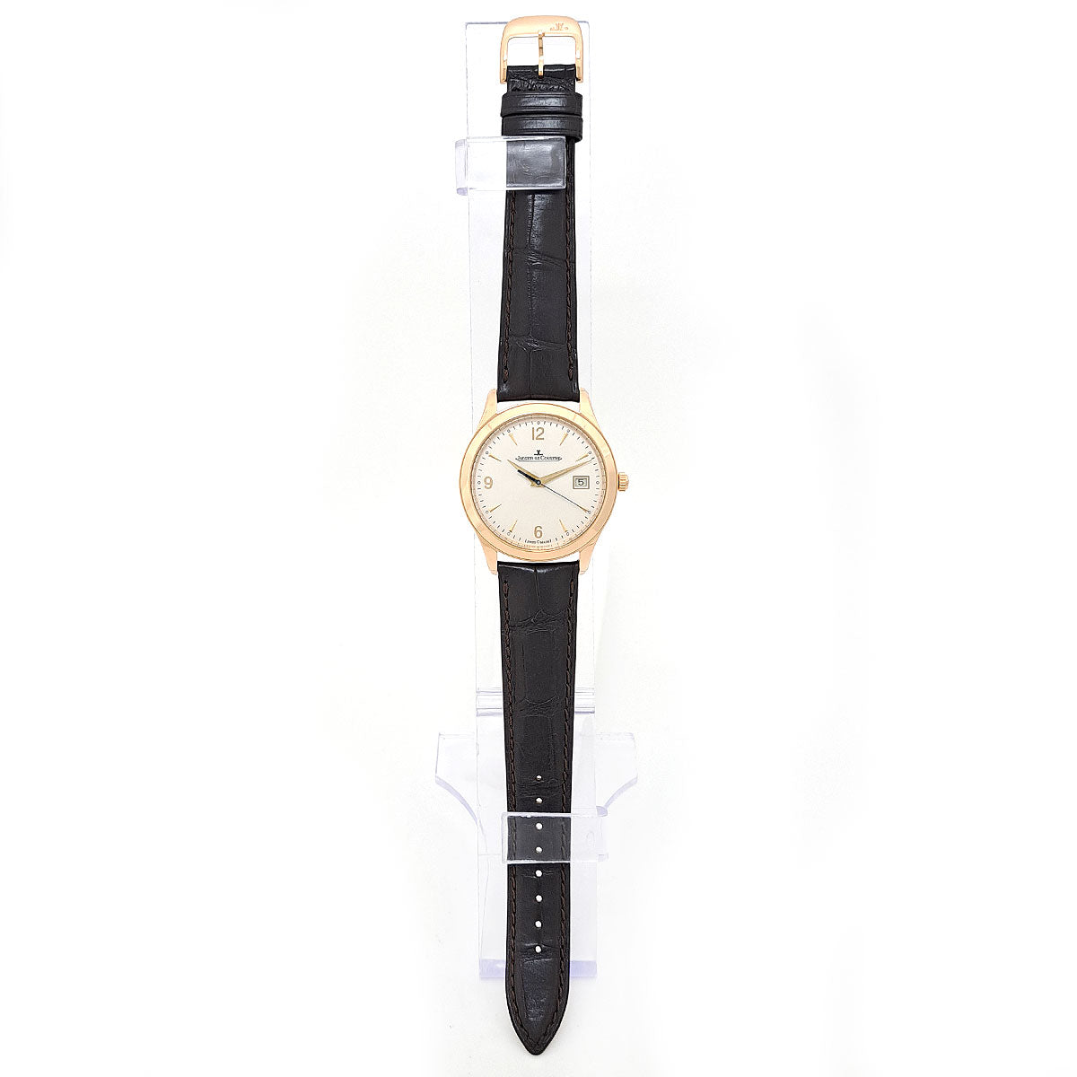 Jaeger-LeCoultre Watch Q1542520 Pink Gold Leather Automatic