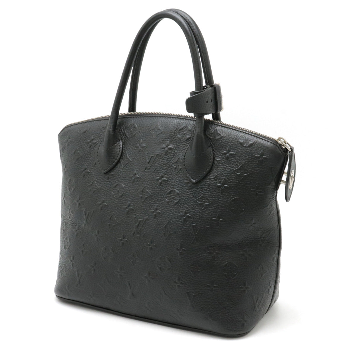 Louis Vuitton Lockit Revelation Leather Handbag Black