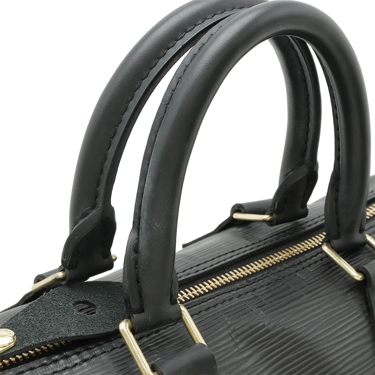 Louis Vuitton Soft Epi Speedy 25 Handbag Black