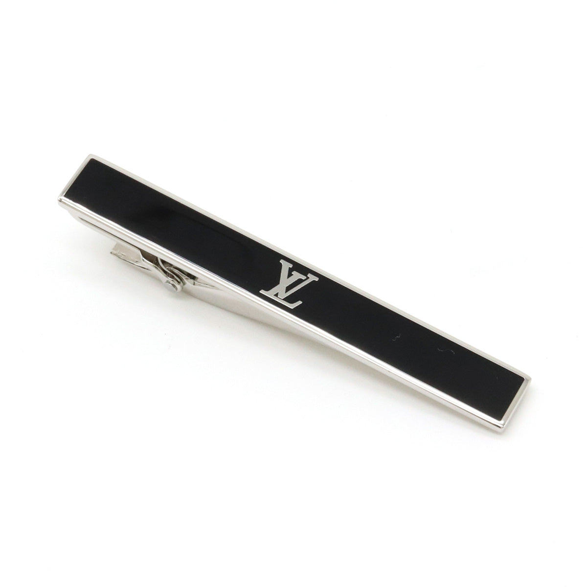 Louis Vuitton Steel Enamel Tie Pin LV Award M00913 in Pristine Condition