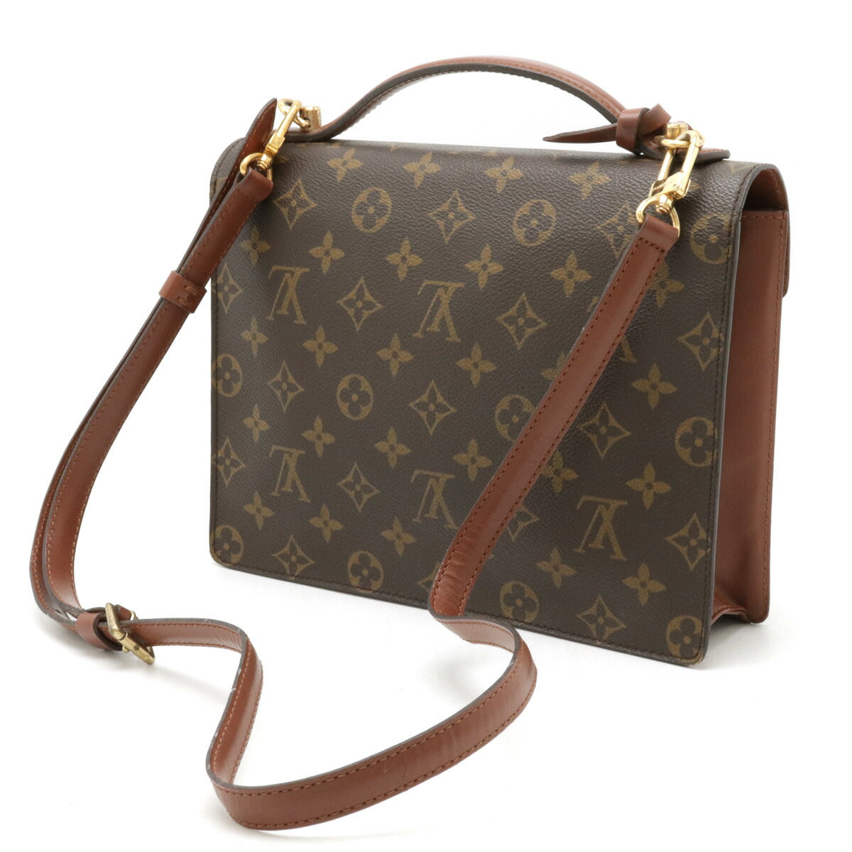 Louis Vuitton Monogram Monceau 26 Handbag M51187 in Very Good Condition