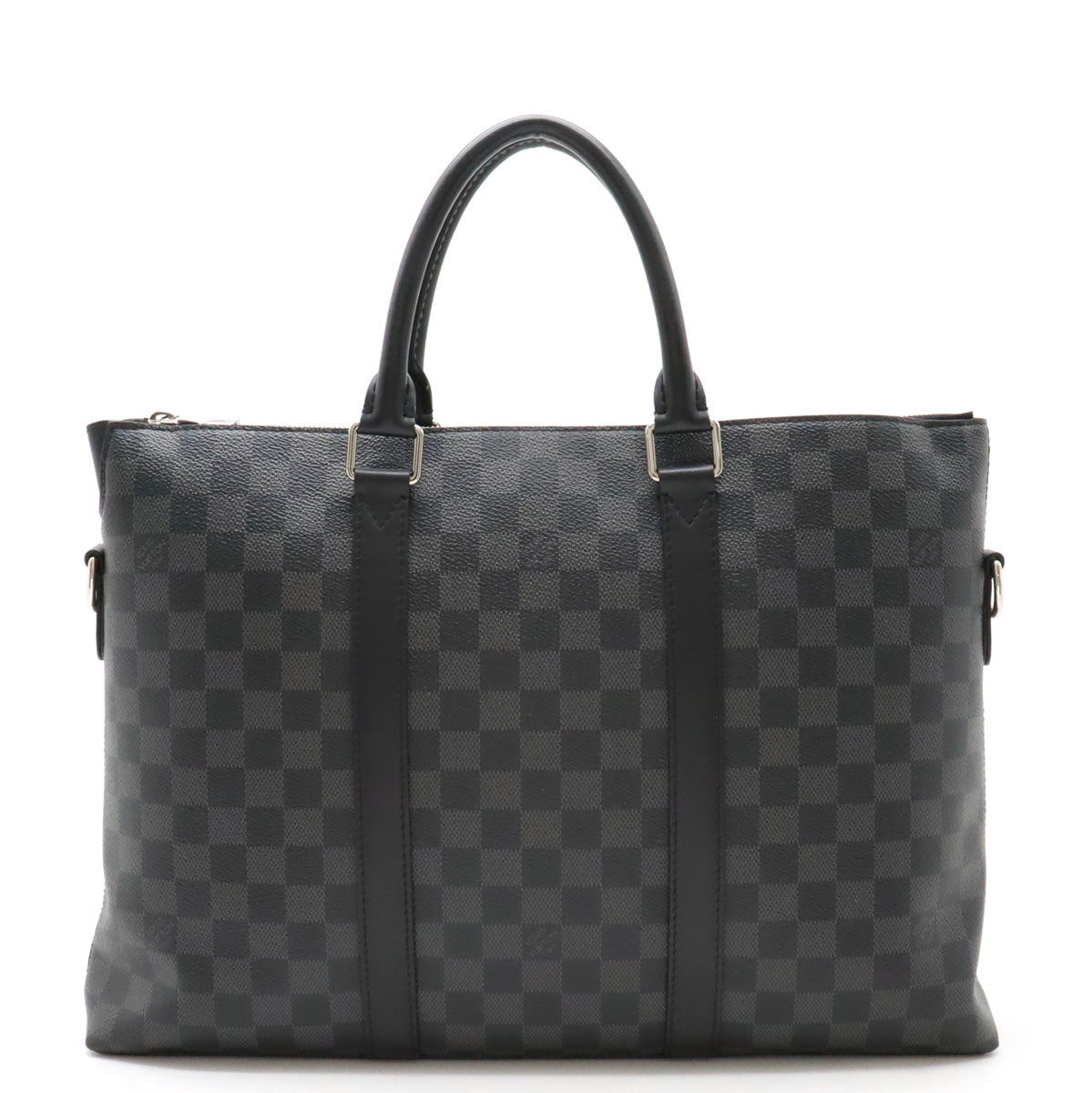 Louis Vuitton Damier Graphite Anton Briefcase N40024 in Very Good Condition