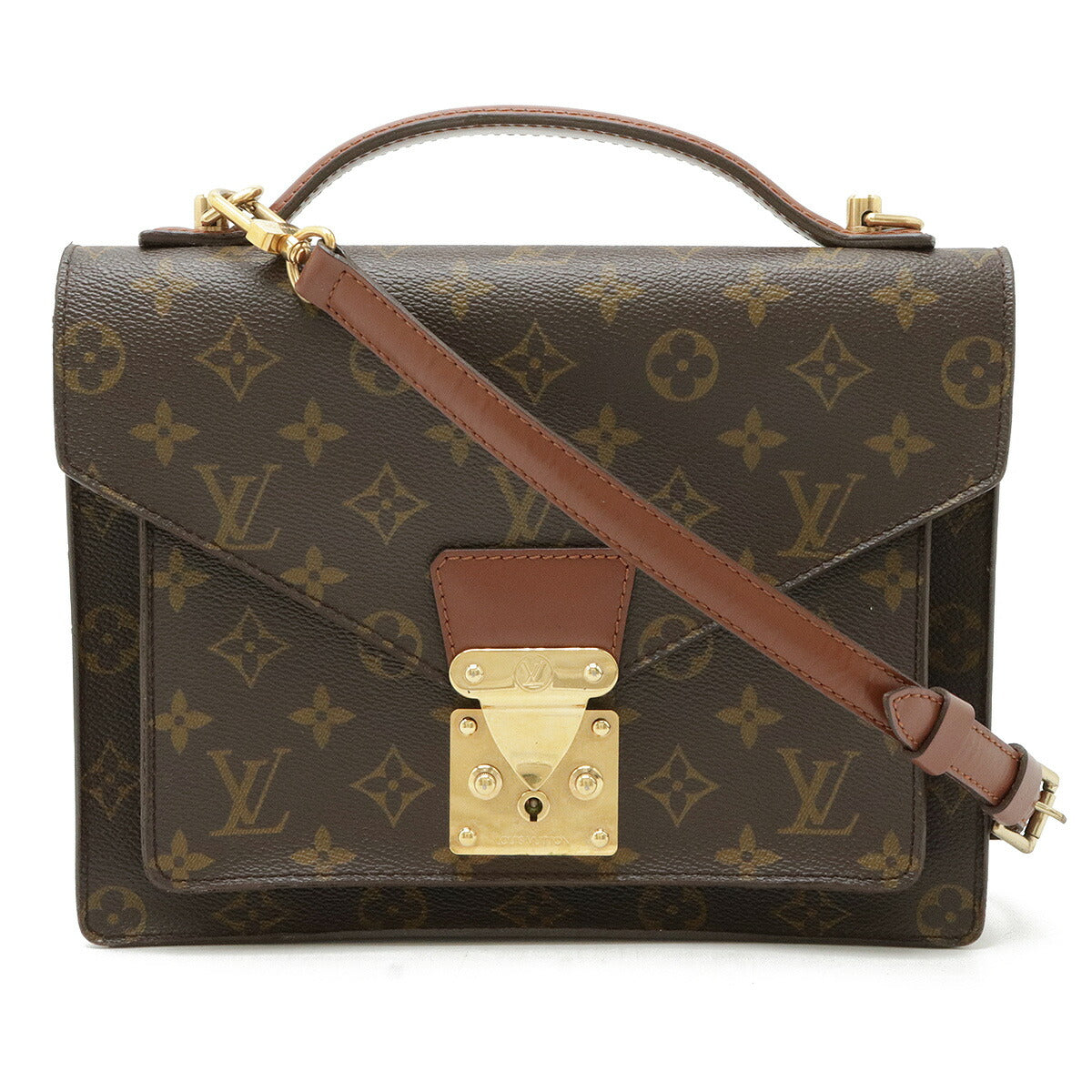 Louis Vuitton Monogram Monceau 26 Handbag M51187