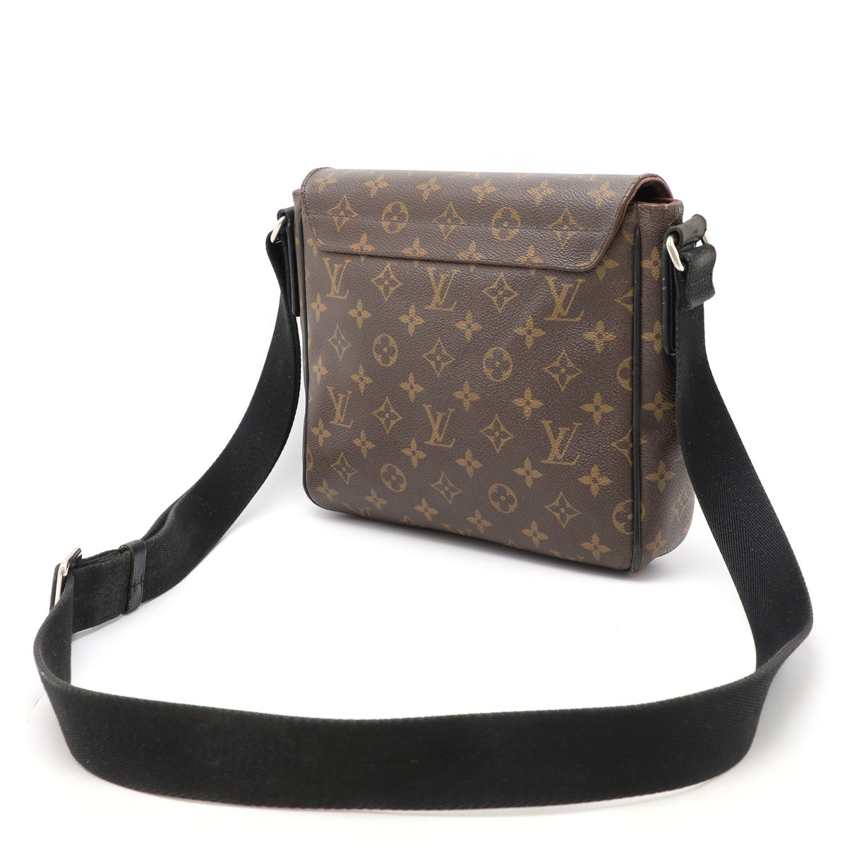 Louis Vuitton Monogram Macassar District PM Shoulder Bag M40935 in Good Condition