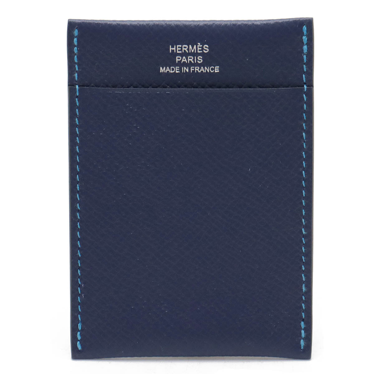 Hermes MC2 Leather Card Case Blue