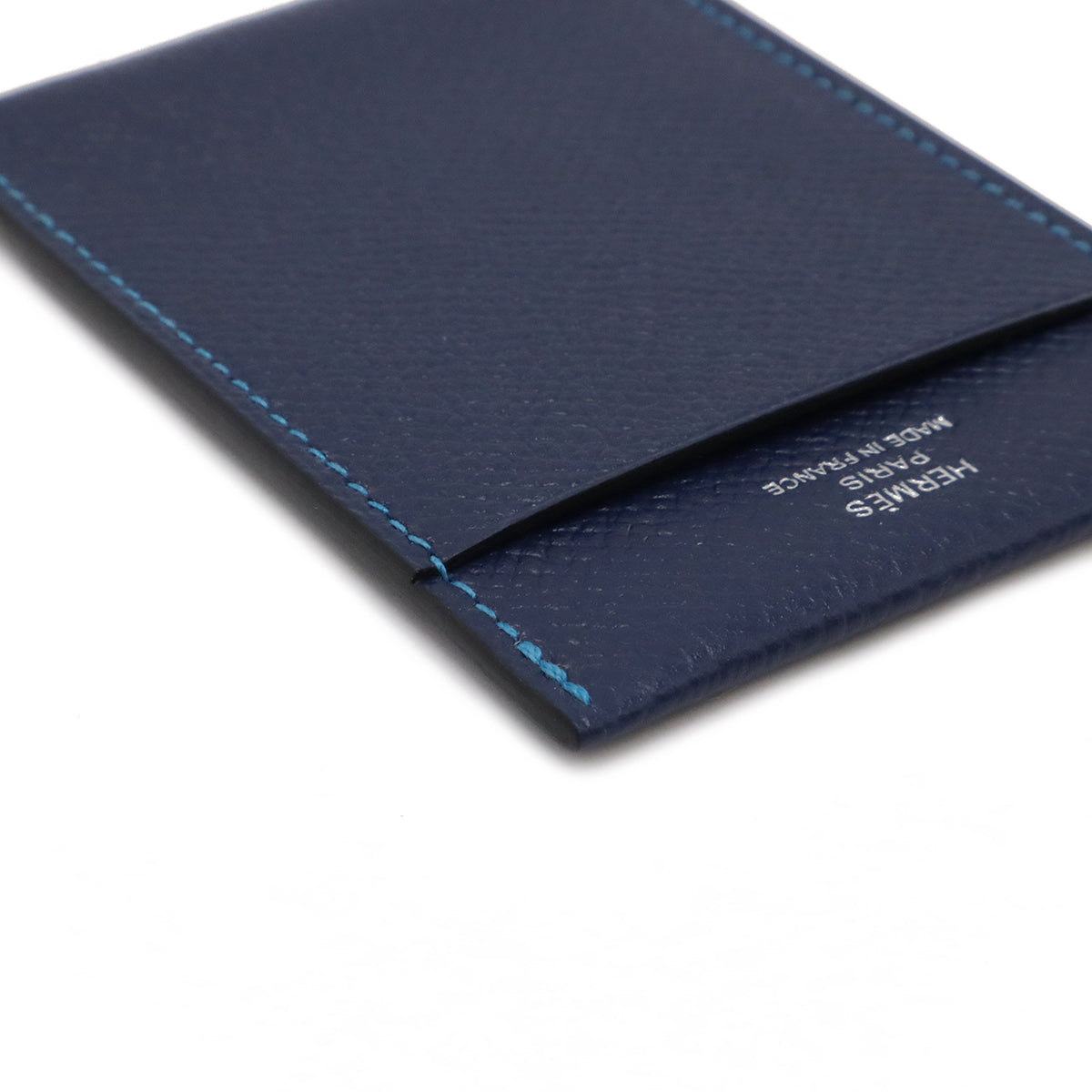 Hermes MC2 Leather Card Case Blue