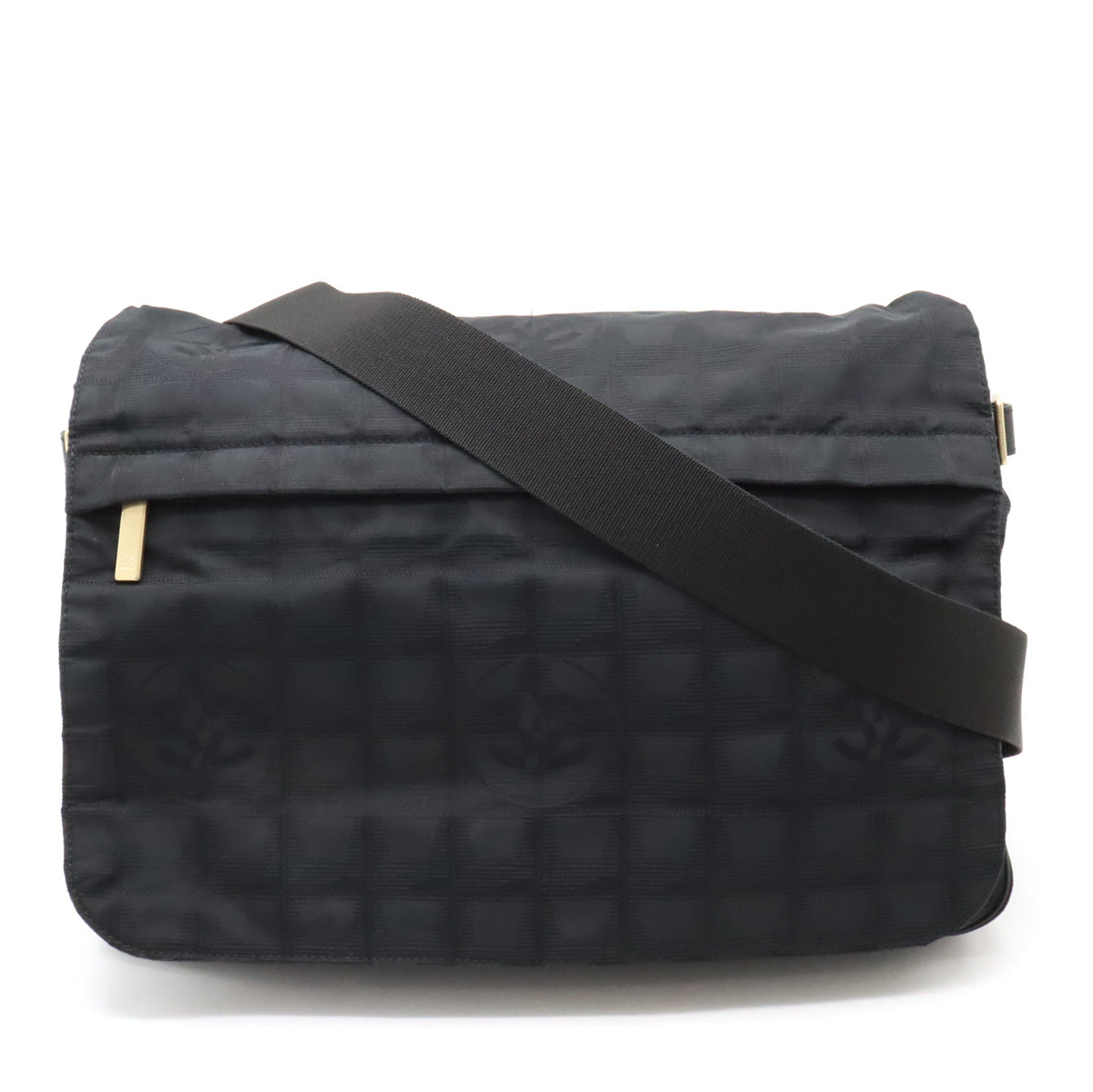 Chanel Nylon Jacquard New Travel Line Messenger Bag