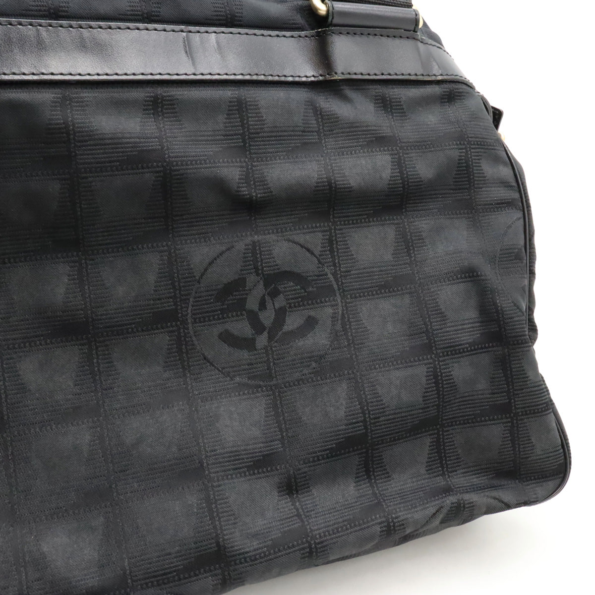 Chanel Nylon Jacquard New Travel Line Messenger Bag