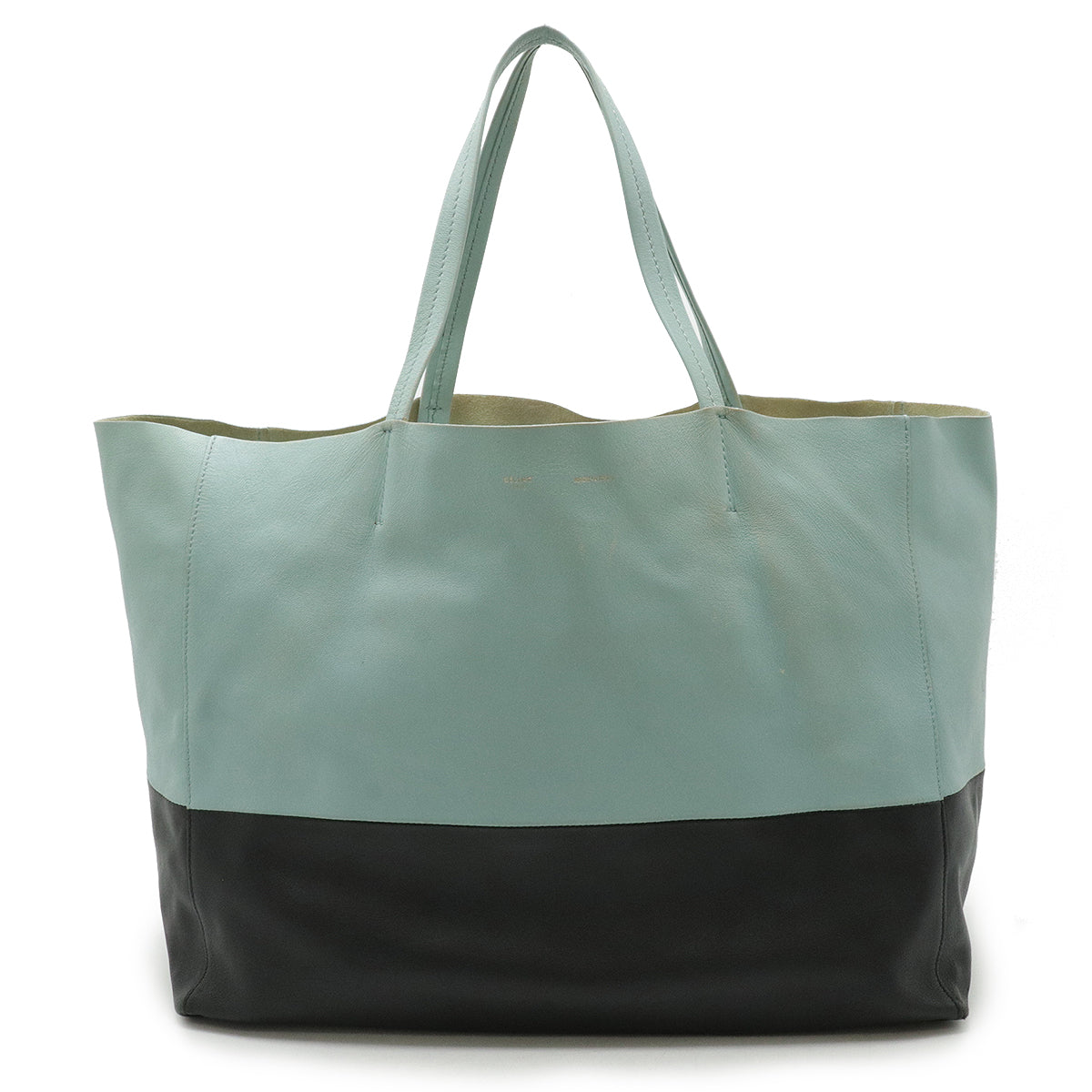 Celine Horizontal Cabas Leather Tote Bag