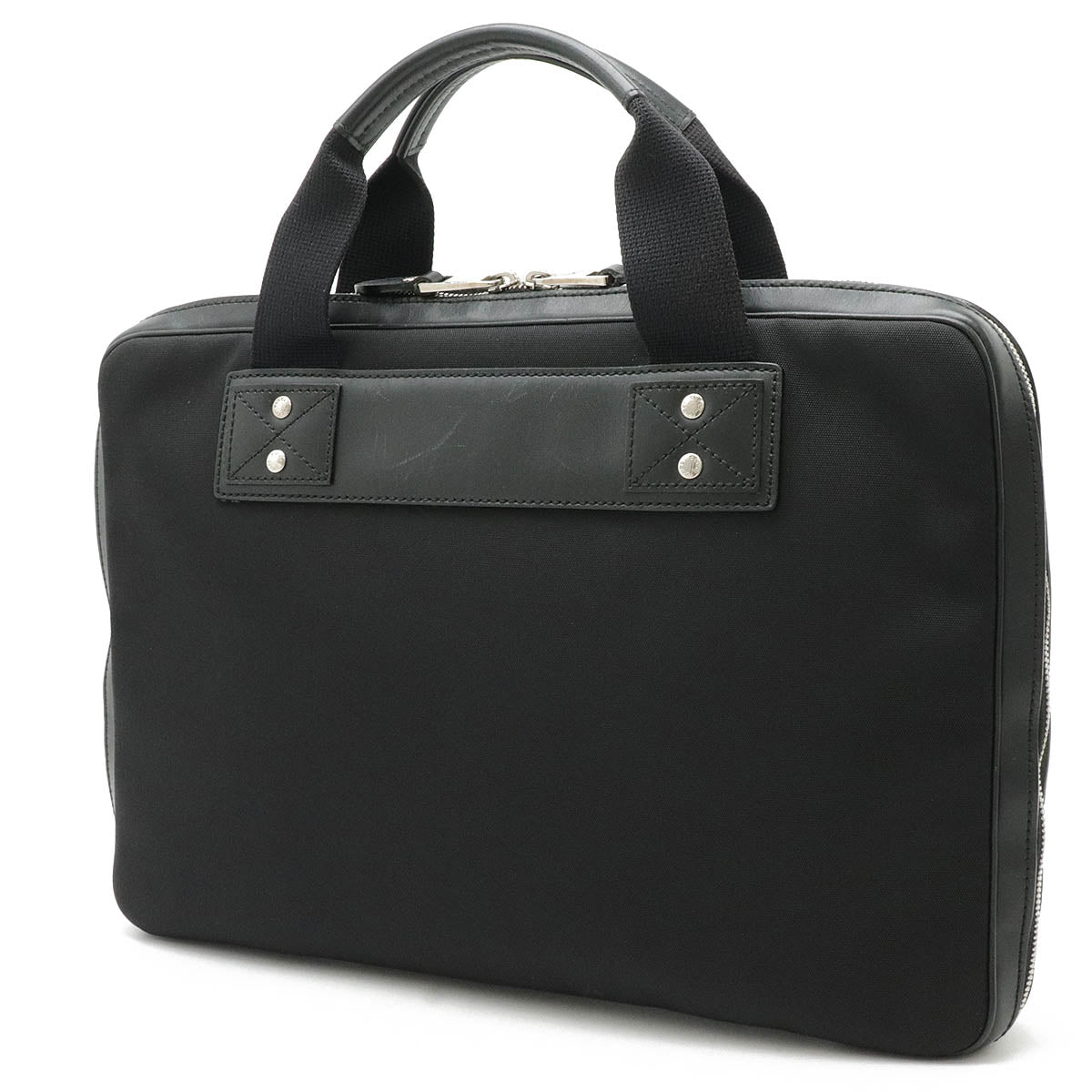 Gucci Canvas Leather Briefcase Black