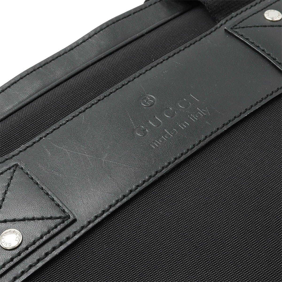 Gucci Canvas Leather Briefcase Black