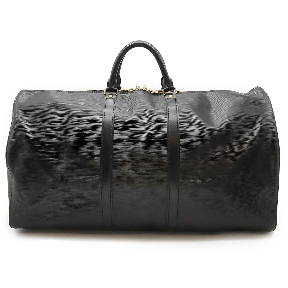 Louis Vuitton Epi Keepall 55 Boston Bag Black