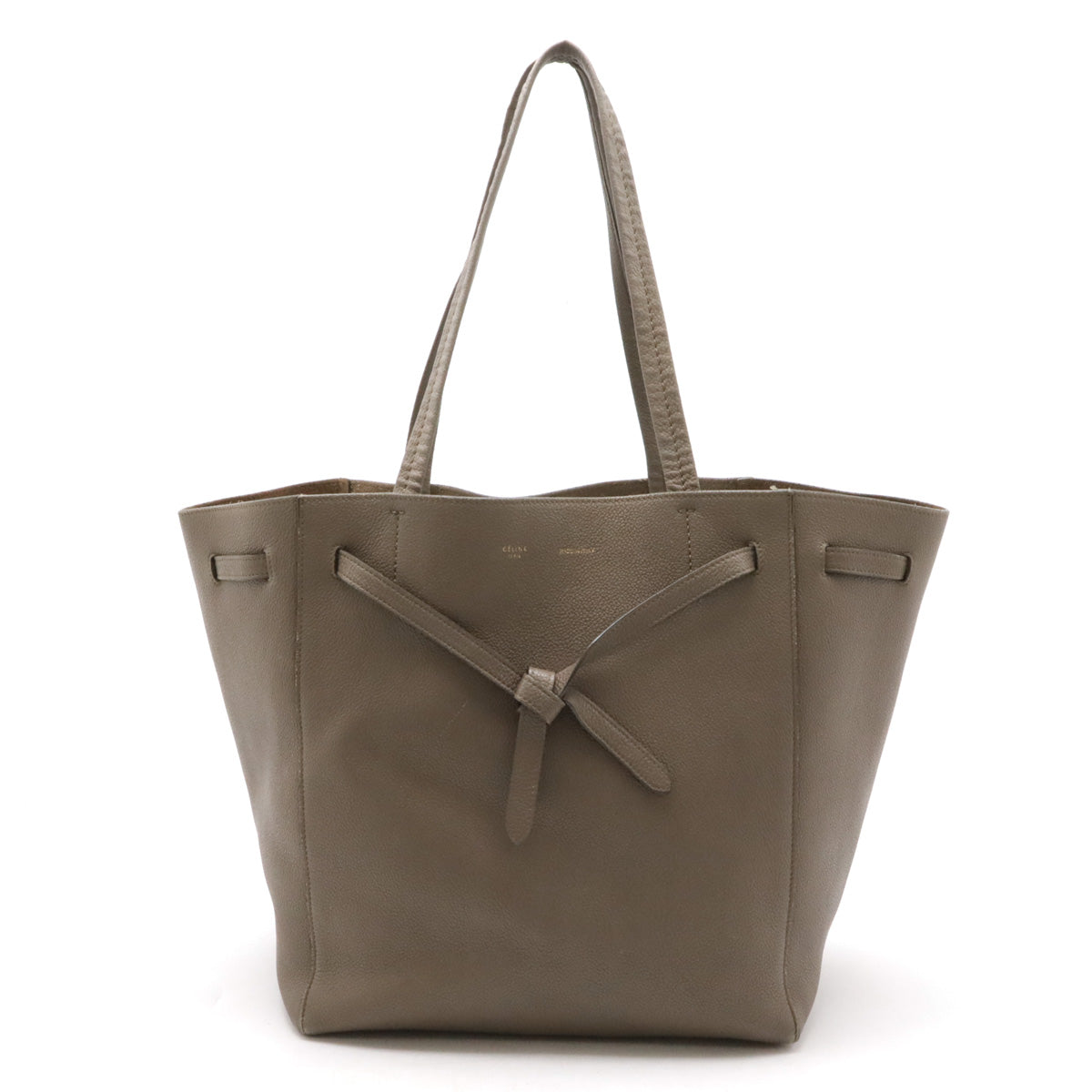 Celine Leather Cabas Phantom Small Tote Bag in Good Condition