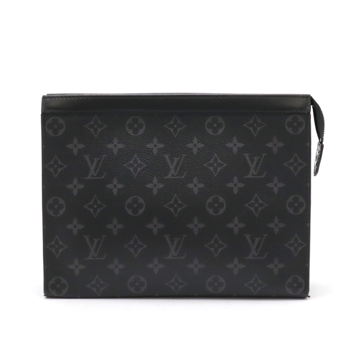 Louis Vuitton Monogram Eclipse Pochette Voyage MM Clutch M61692