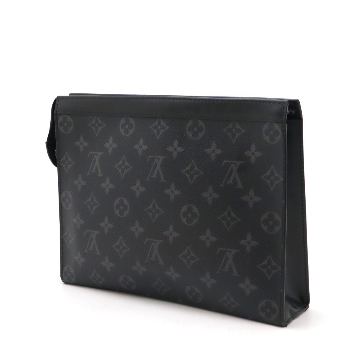 Louis Vuitton Monogram Eclipse Pochette Voyage MM Clutch M61692