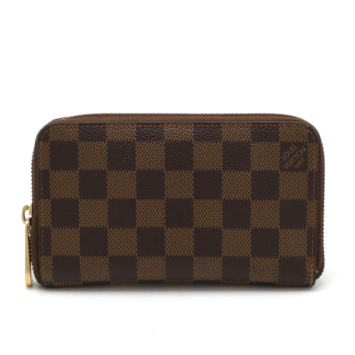 Louis Vuitton Damier Zippy Compact Wallet N60028 in Very Good Condition