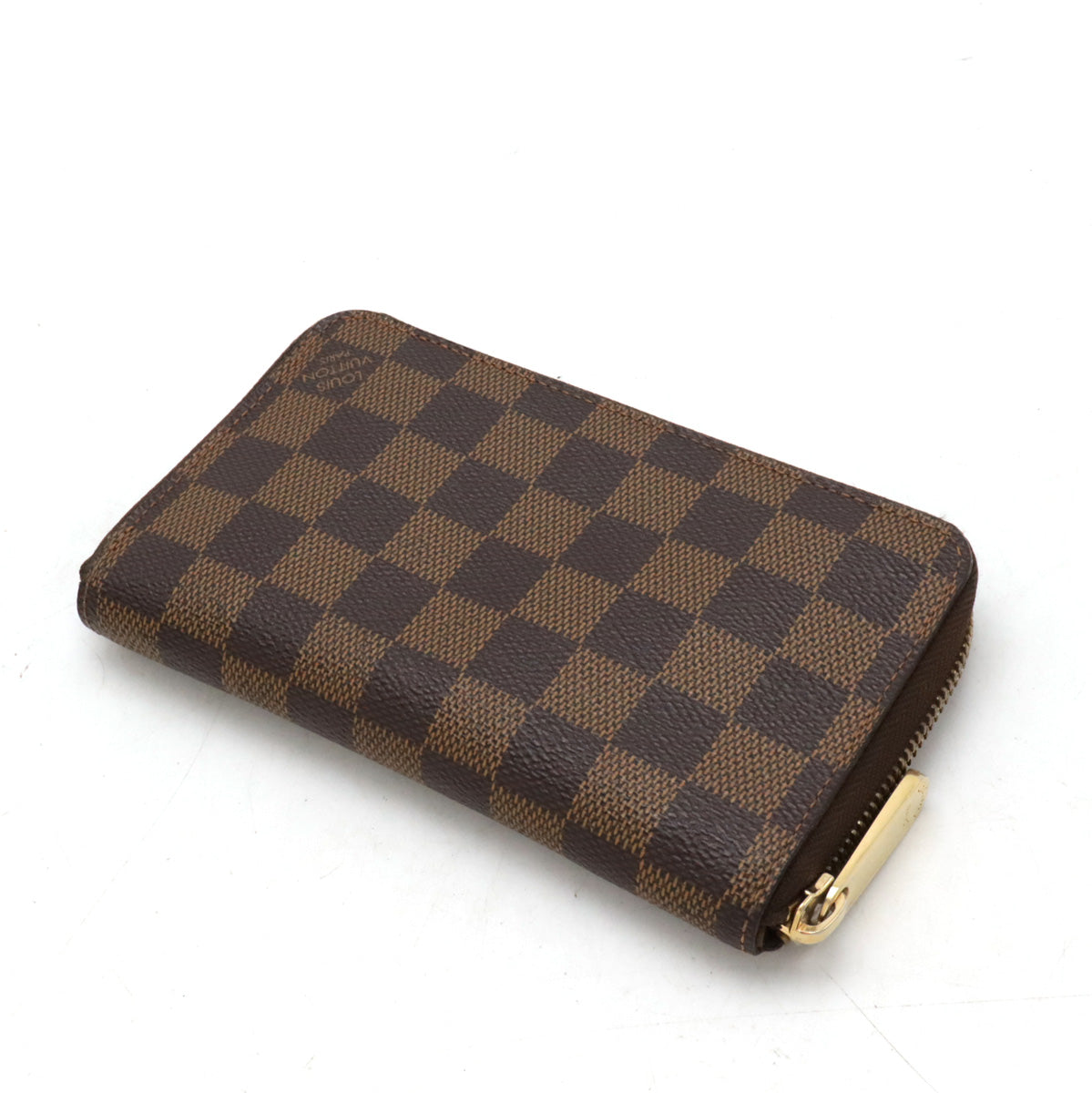 Louis Vuitton Damier Zippy Compact Wallet N60028 in Very Good Condition