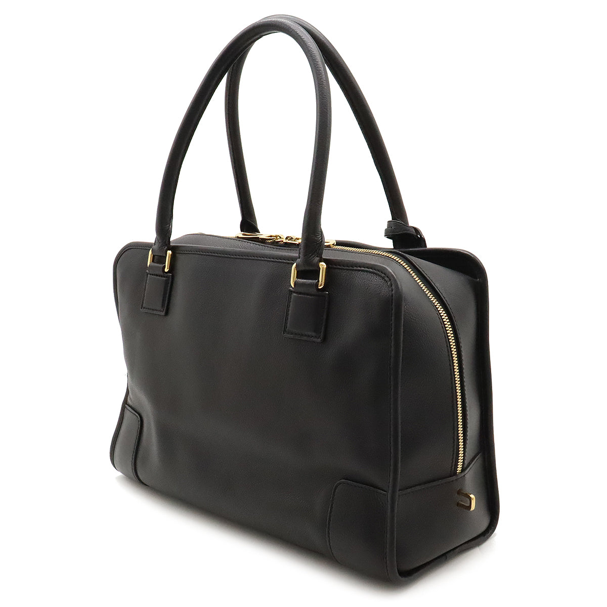 Loewe Leather Amazona 35 Handbag Black