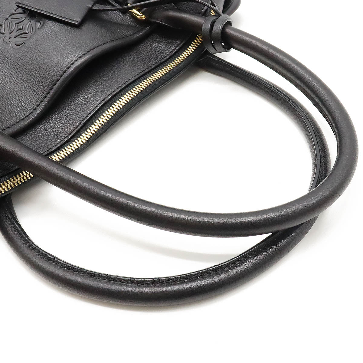 Loewe Leather Amazona 35 Handbag Black