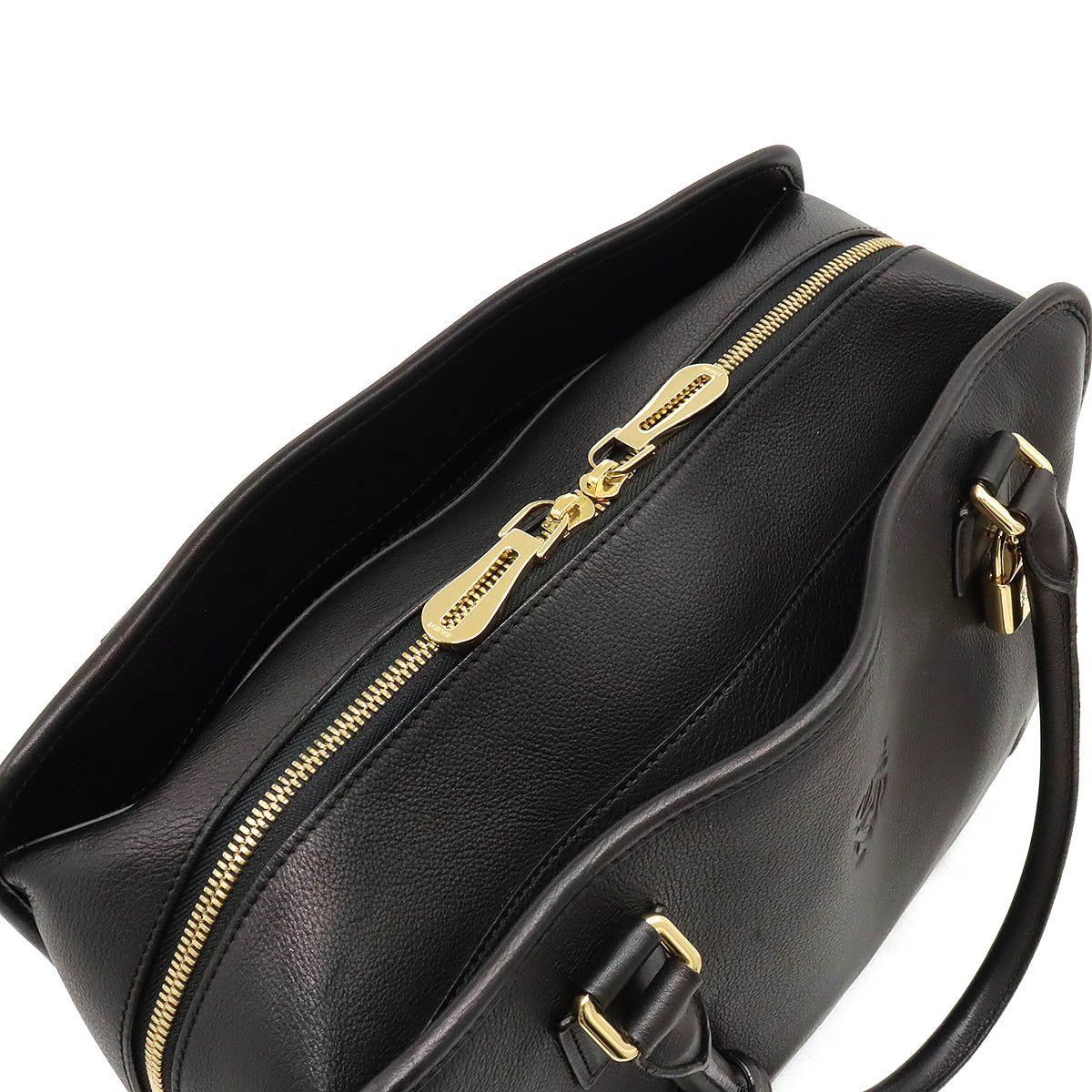 Loewe Leather Amazona 35 Handbag Black