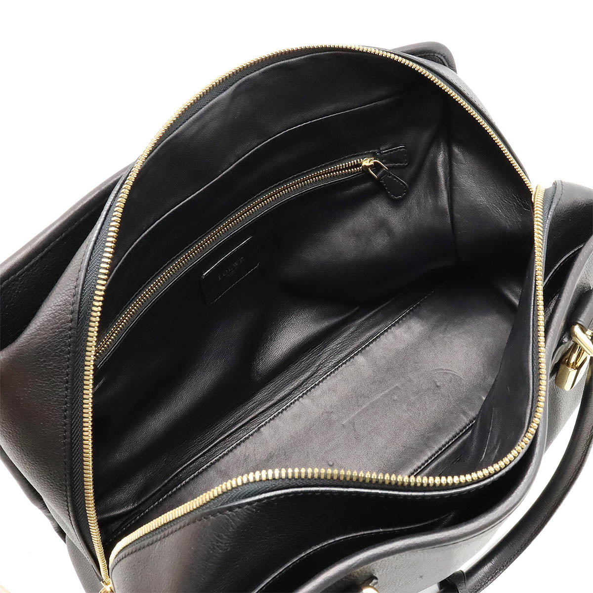 Loewe Leather Amazona 35 Handbag Black