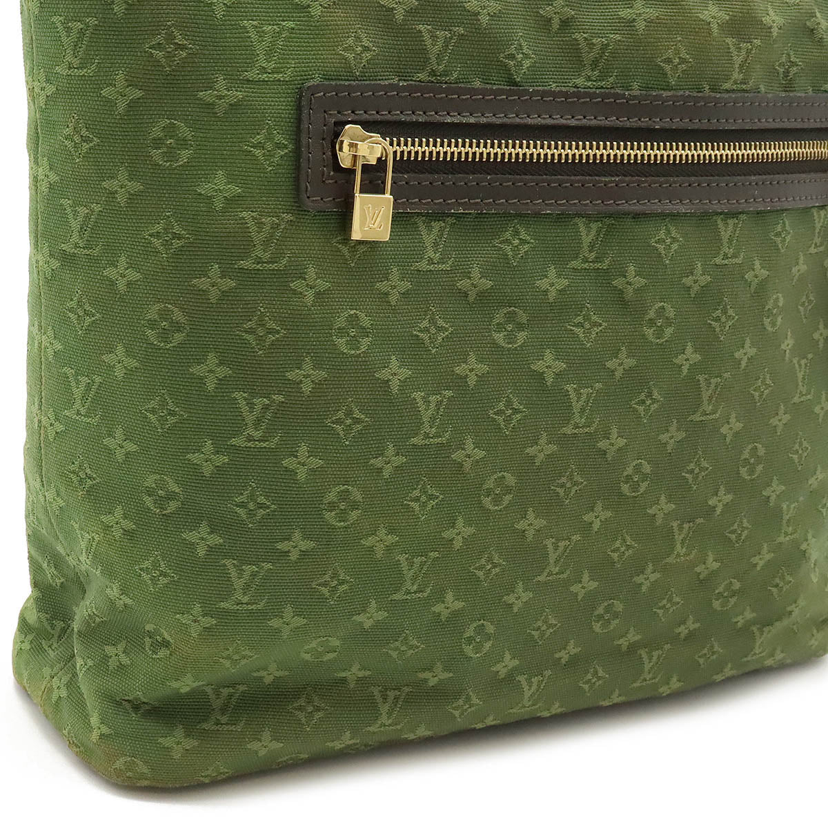 Louis Vuitton Monogram Mini Lucille GM Canvas Leather Tote Bag M92681 in Very Good Condition