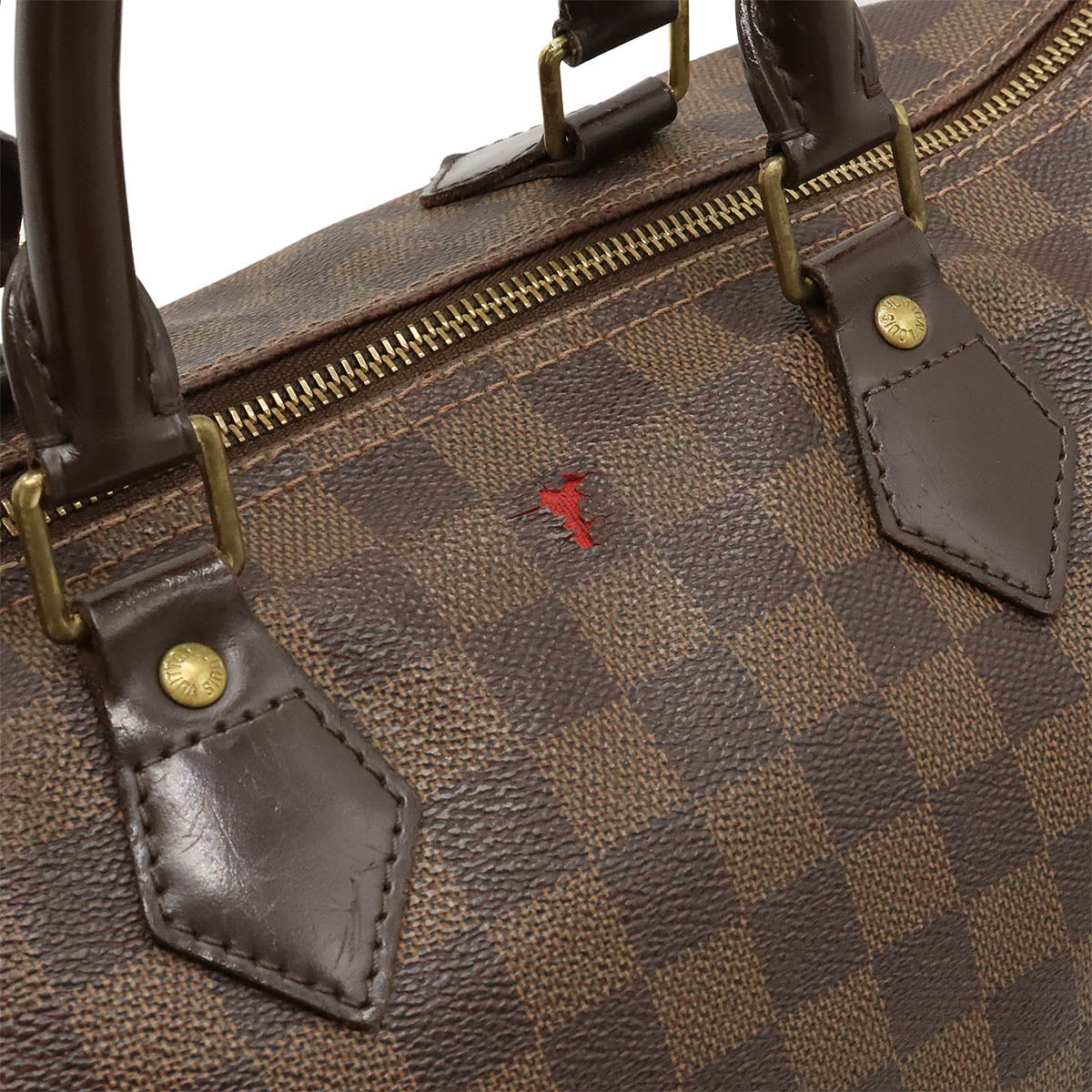 Louis Vuitton Damier Speedy 35 Mini Boston Handbag N41523 in Good Condition