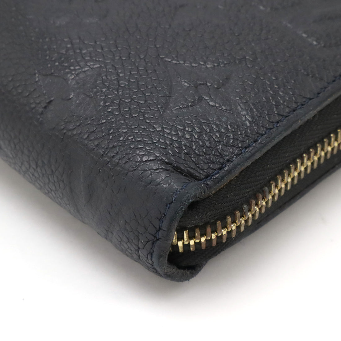 Louis Vuitton Monogram Empreinte Zippy Wallet Navy