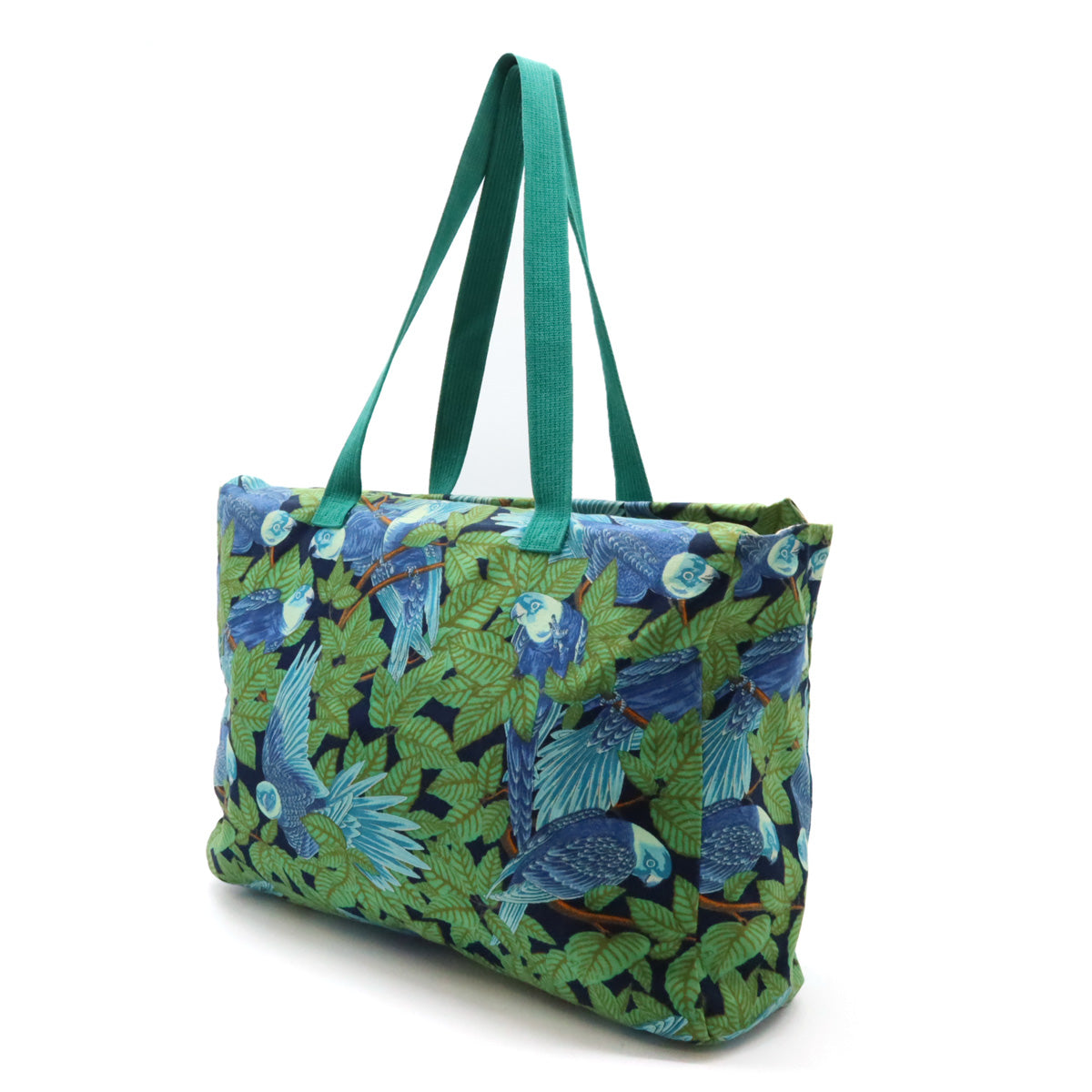 Hermes Canvas Tote Bag Bird Motif