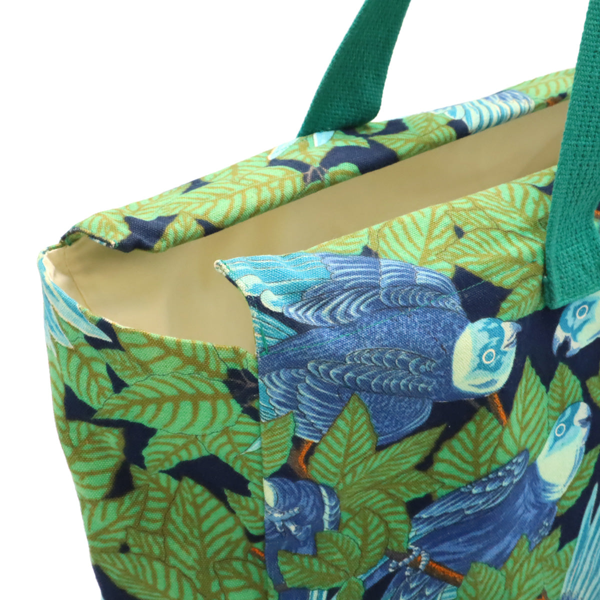 Hermes Canvas Tote Bag Bird Motif