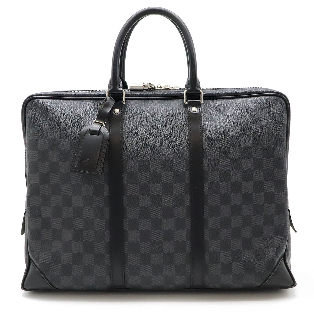 Louis Vuitton Damier Graphite Business Bag Briefcase N41125 in Good Condition