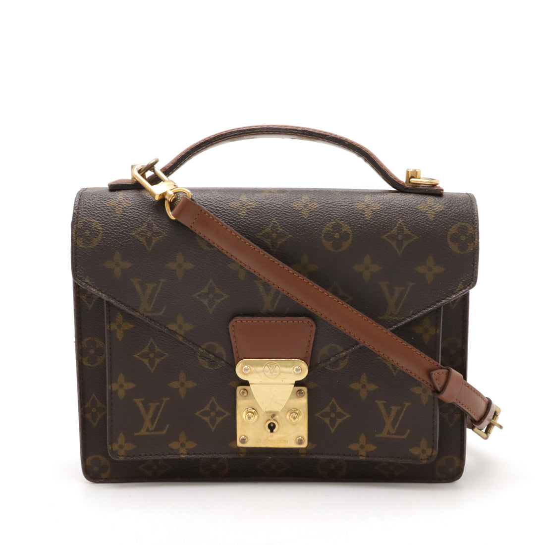 Louis Vuitton Monogram Monceau 26 Handbag M51187