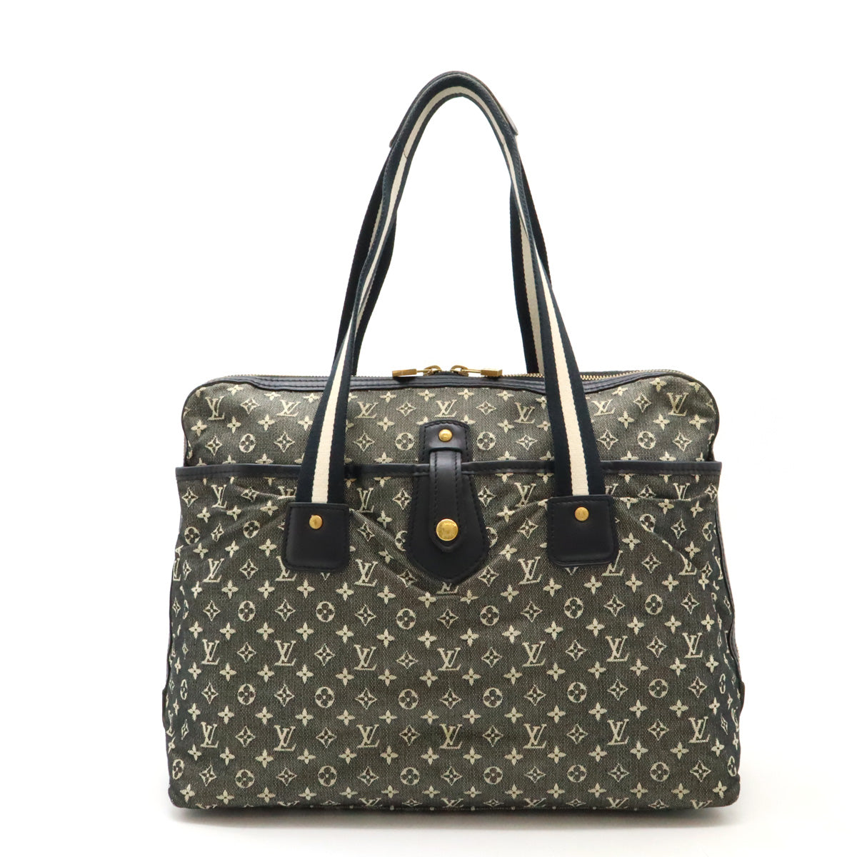 Louis Vuitton Monogram Mini Cabas Mary Kate Tote Bag Black M92495