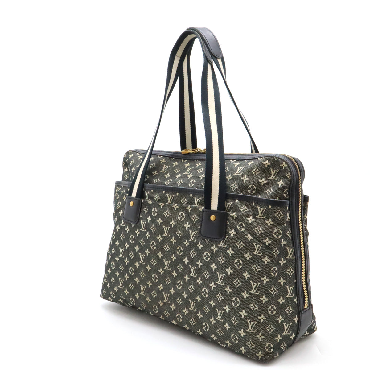 Louis Vuitton Monogram Mini Cabas Mary Kate Tote Bag Black M92495