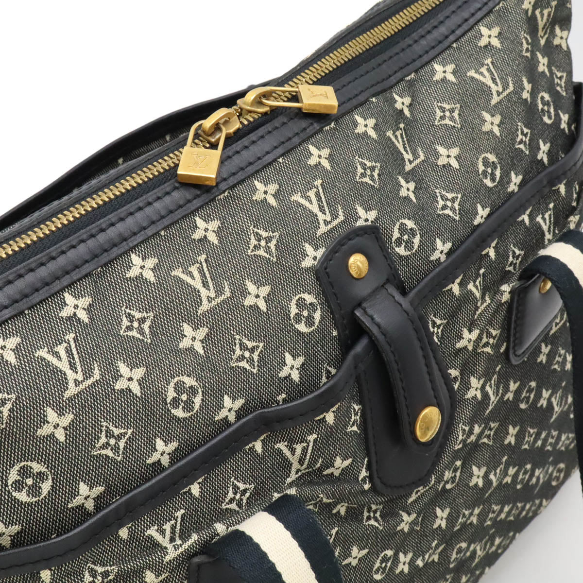 Louis Vuitton Monogram Mini Cabas Mary Kate Tote Bag Black M92495