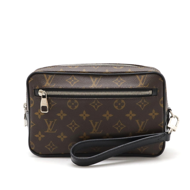 Louis Vuitton Monogram Leather Pochette Kasai Clutch M42838