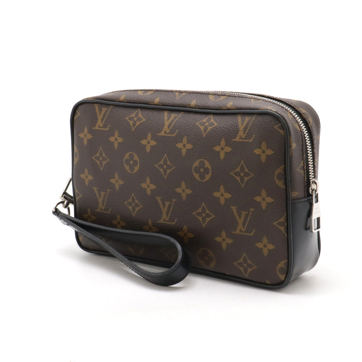 Louis Vuitton Monogram Leather Pochette Kasai Clutch M42838