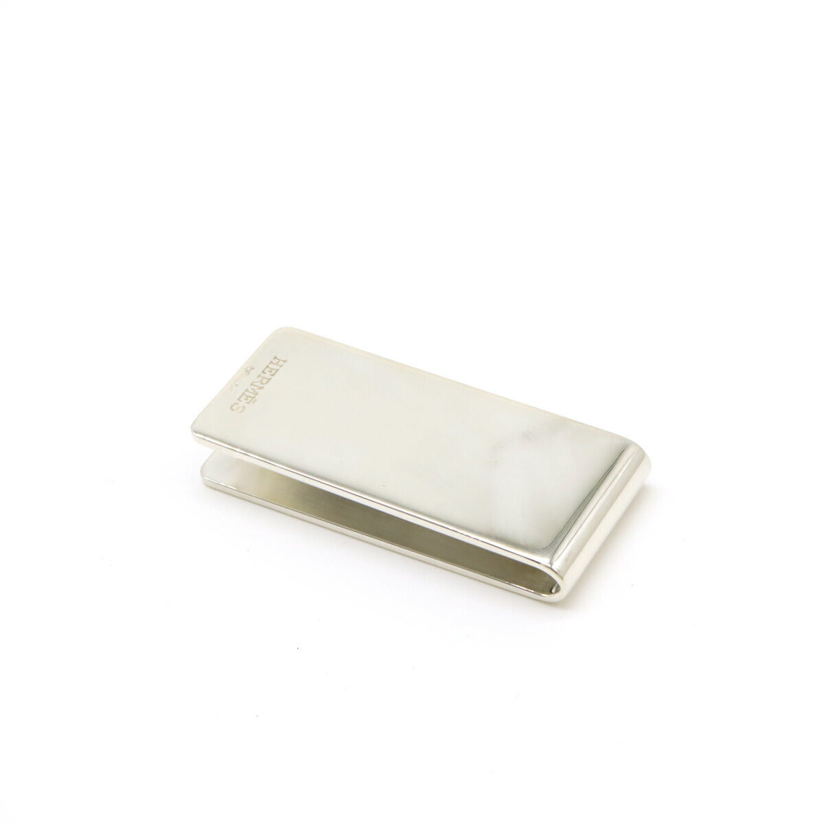 Hermes Silver Money Clip H Logo