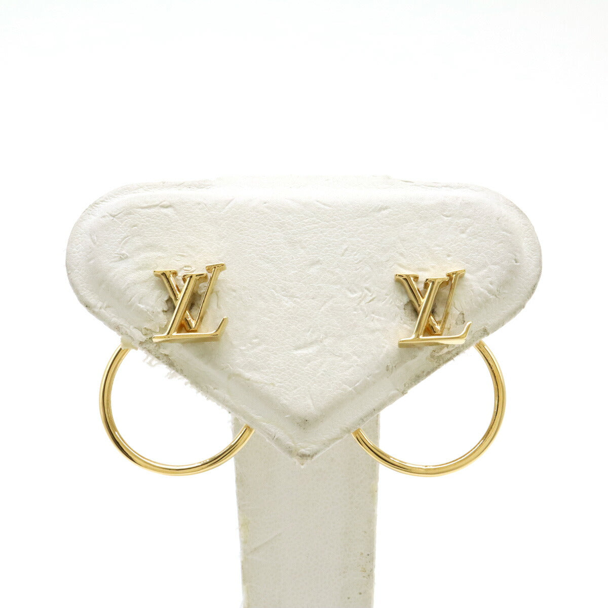 Louis Vuitton Eclipse Hoop Earrings Gold M00763