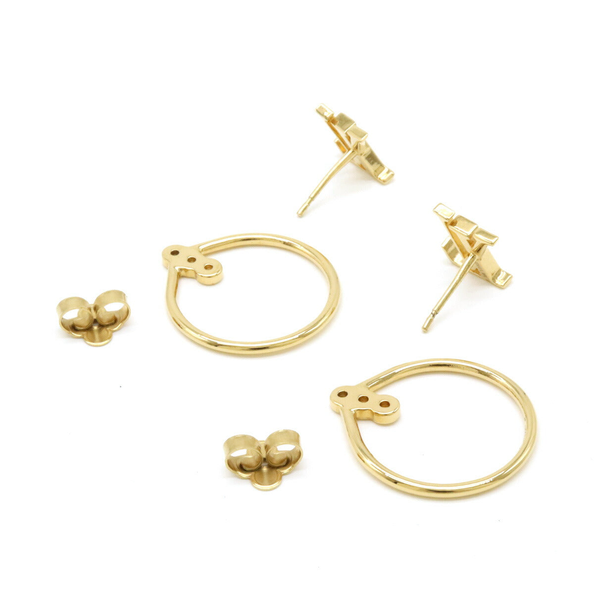 Louis Vuitton Eclipse Hoop Earrings Gold M00763