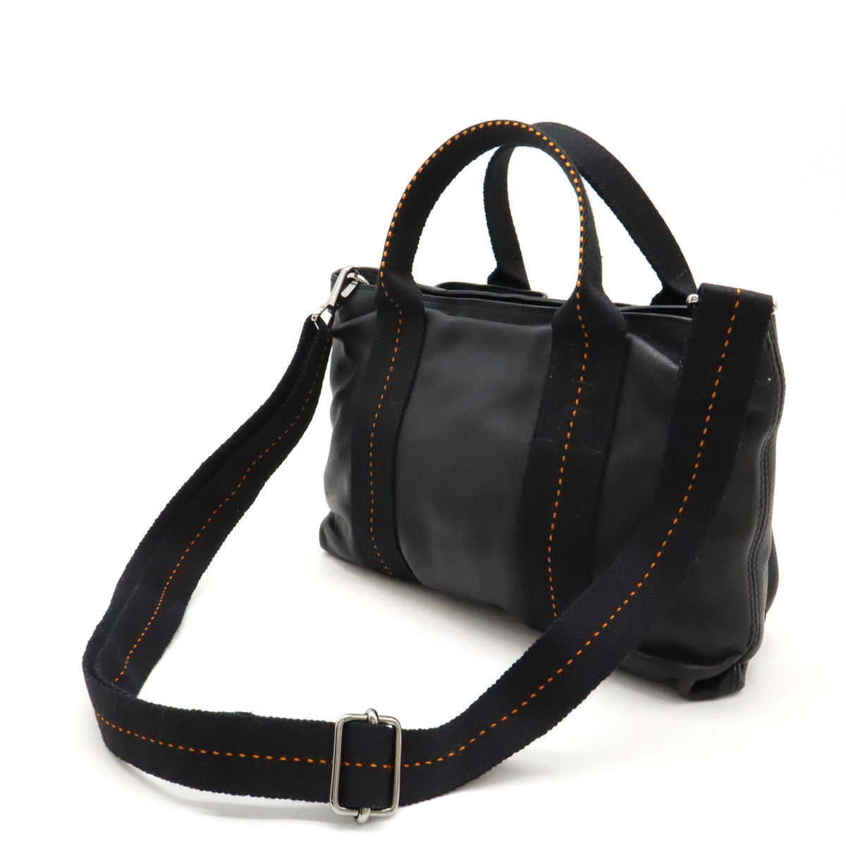 Hermes Leather Horizontal PM Handbag Black