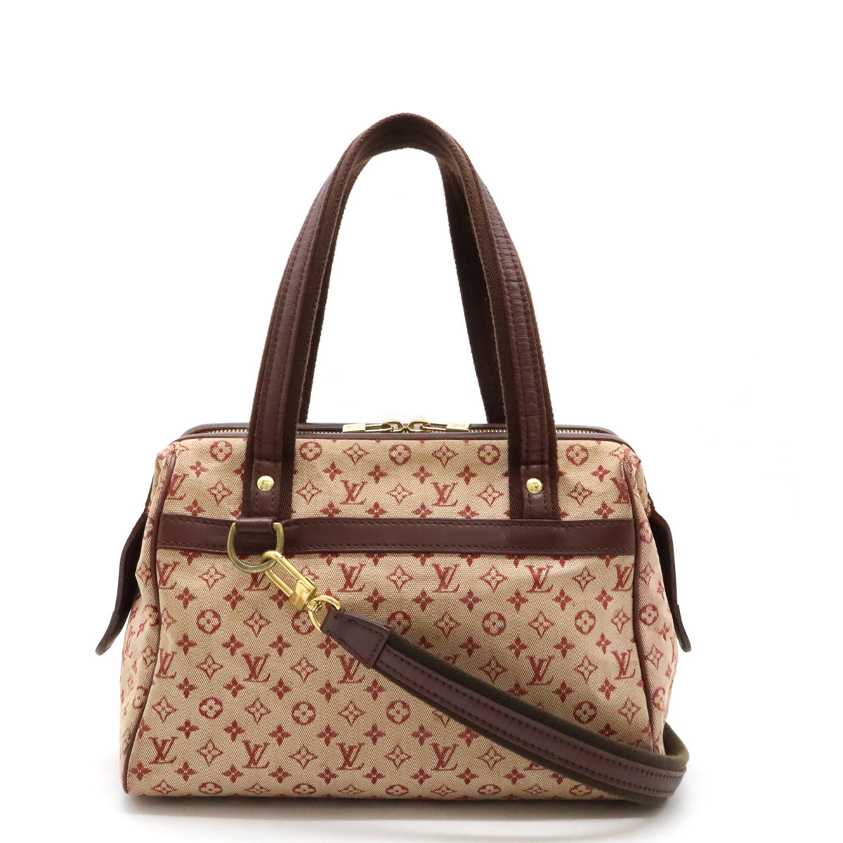 Louis Vuitton Josephine PM Canvas Leather Handbag