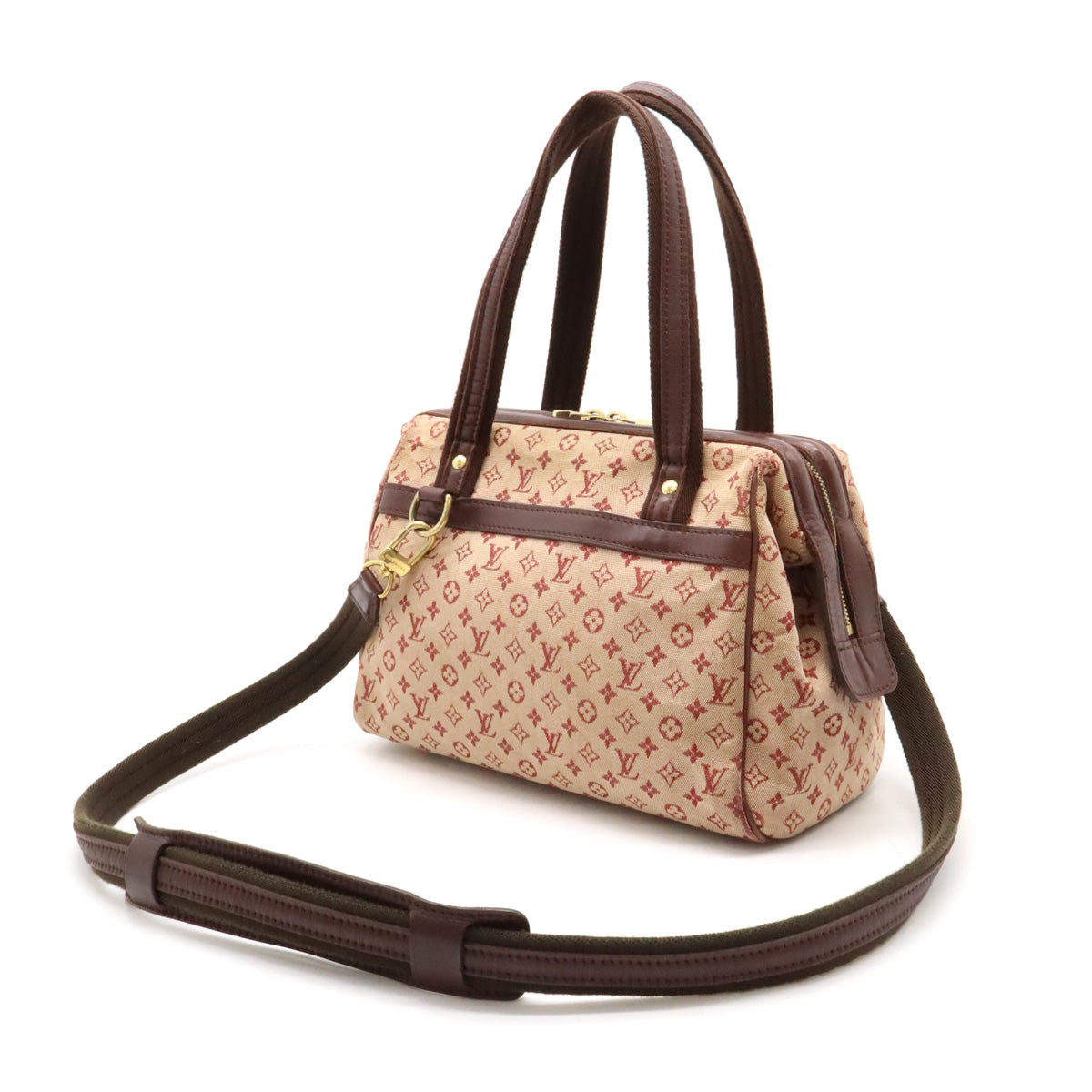 Louis Vuitton Josephine PM Canvas Leather Handbag