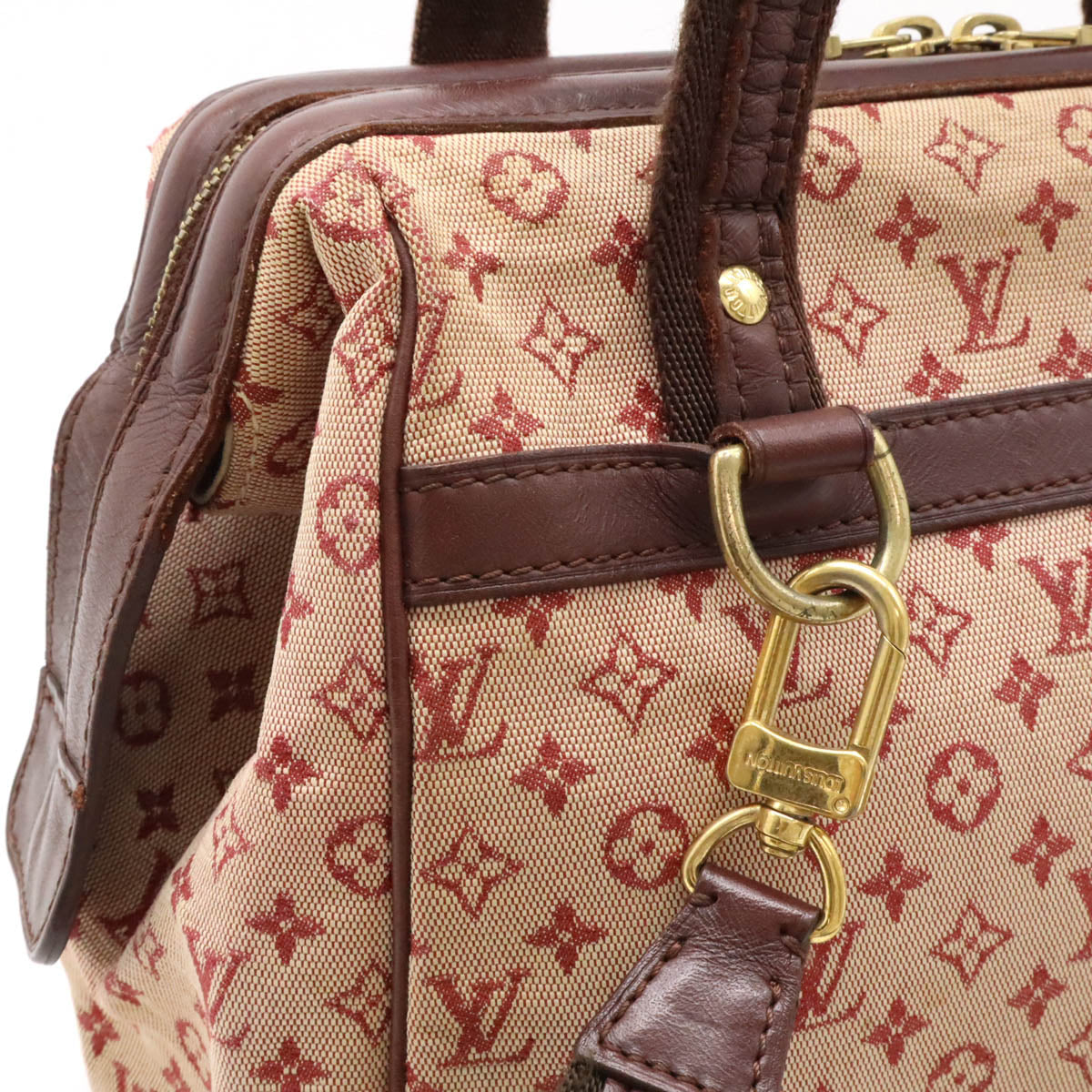 Louis Vuitton Josephine PM Canvas Leather Handbag