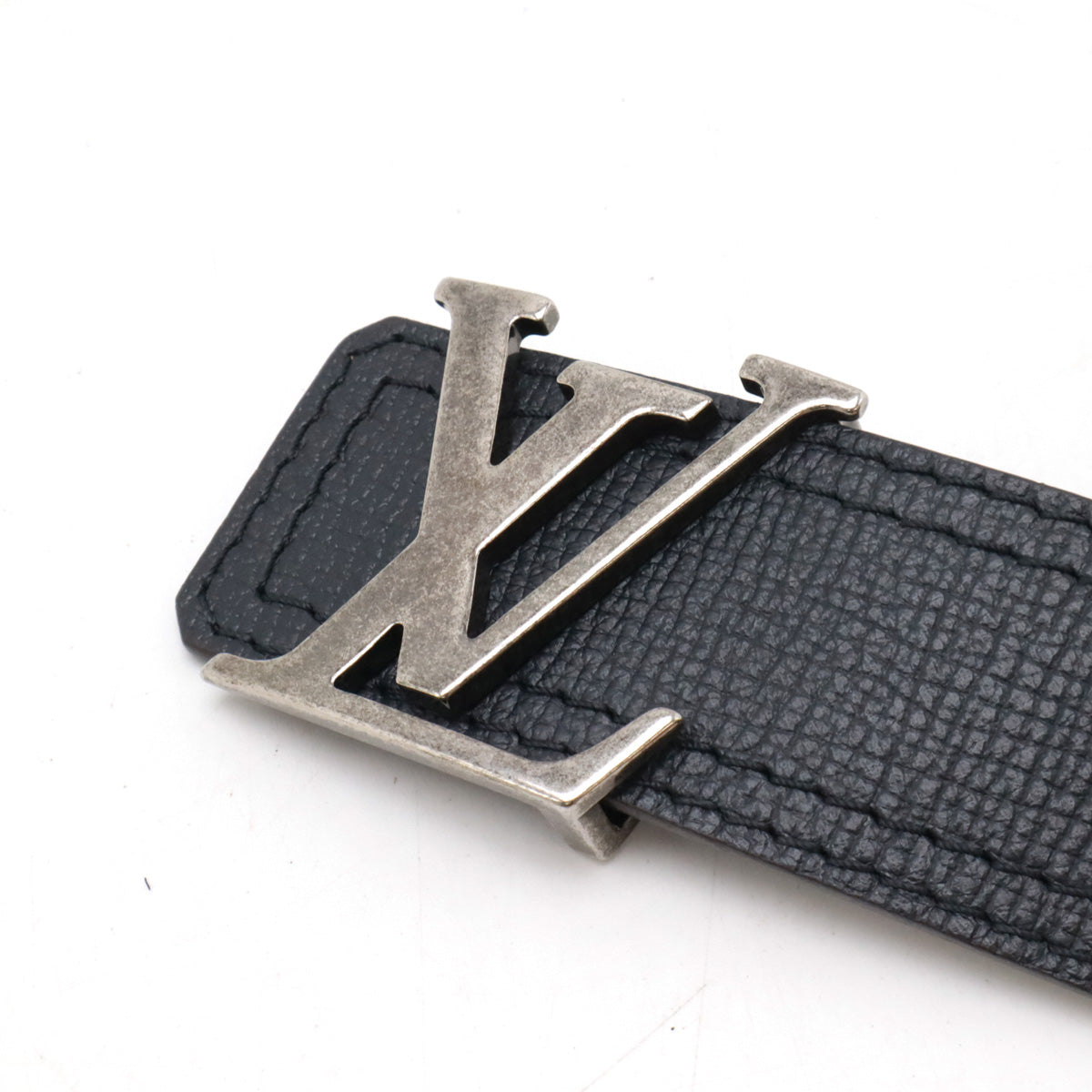 Louis Vuitton Leather Belt Black M9903U