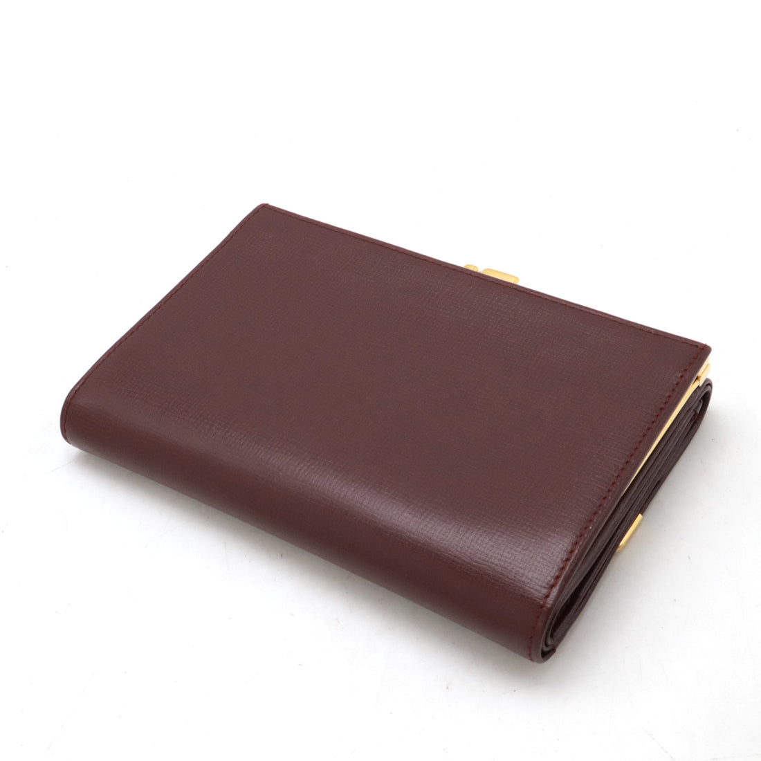 Cartier Leather Must Line Tri-Fold Wallet in Pristine Condition