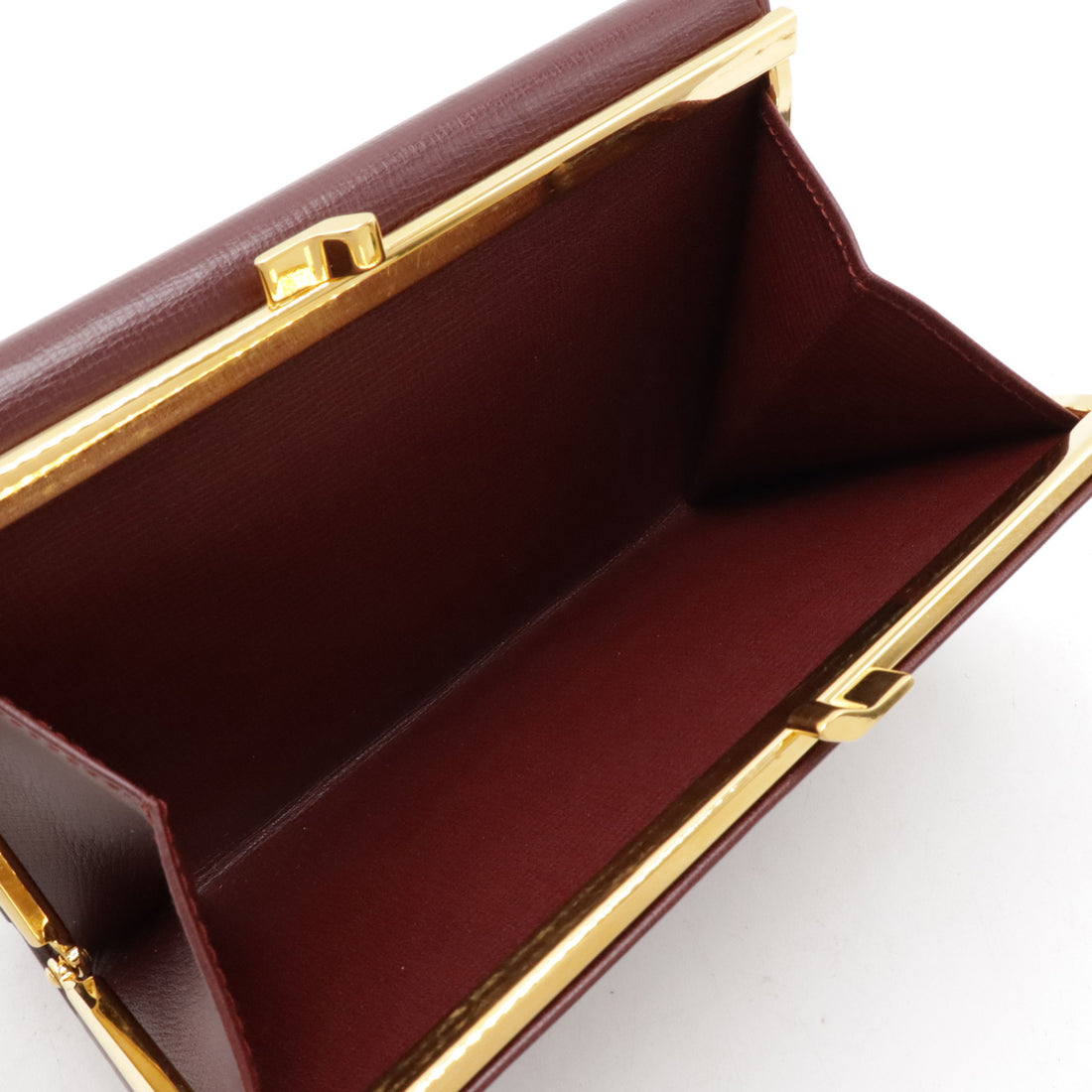 Cartier Leather Must Line Tri-Fold Wallet in Pristine Condition