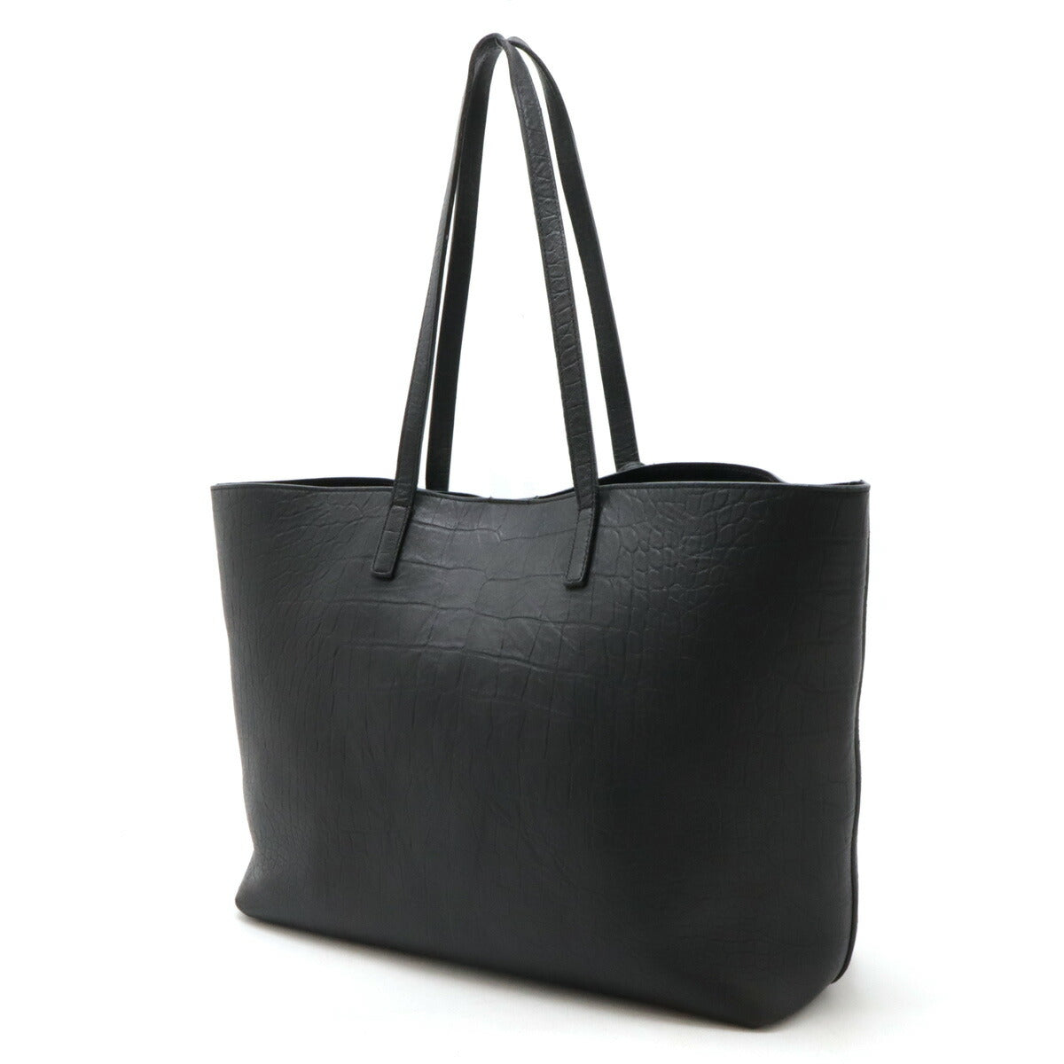 Yves Saint Laurent Leather Tote Bag Black