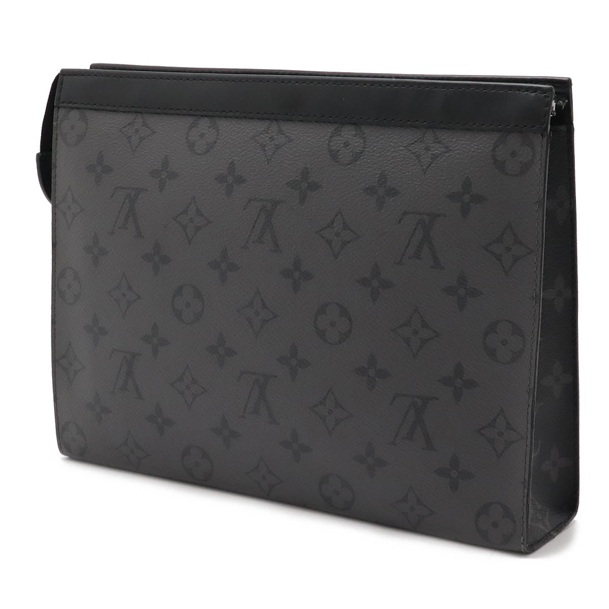 Louis Vuitton Monogram Eclipse Pochette Voyage MM Clutch M69535